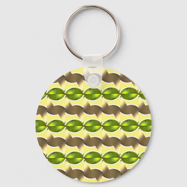 wallpaper retro key ring (Front)