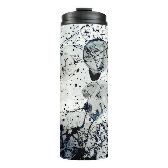 Wallpaper texture soap bubbles thermal tumbler (Front)