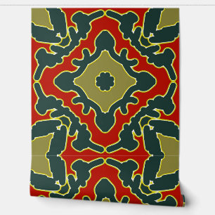 Wallpaper, Vibrant colourful trendy classic design Wallpaper