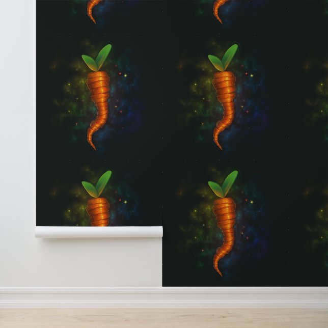 Wallpaper with carrots (Application)