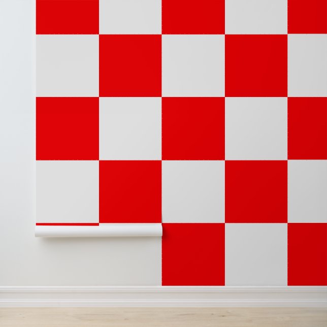 Wallpaper with Red White Chess Design Your Colours (Application)