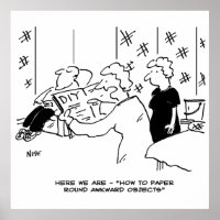 Wallpapering and Home Decorating Cartoon