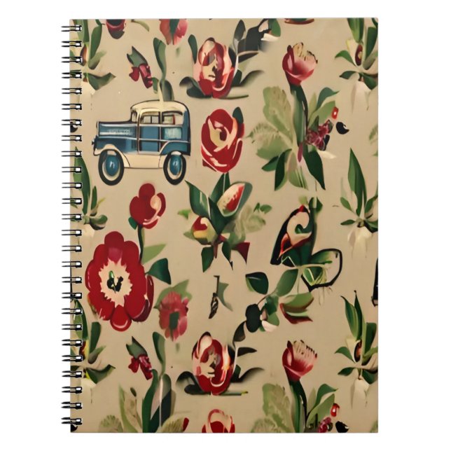 Wallpapers Vintage Retro 1940s Notebook (Front)