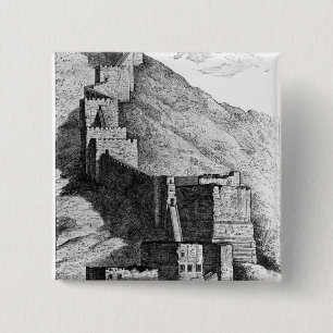 Walls of Antioch, 1894 15 Cm Square Badge