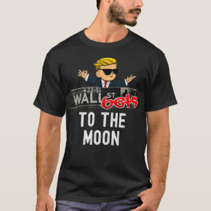 Wallstreetbets Logo To The Moon  T-Shirt