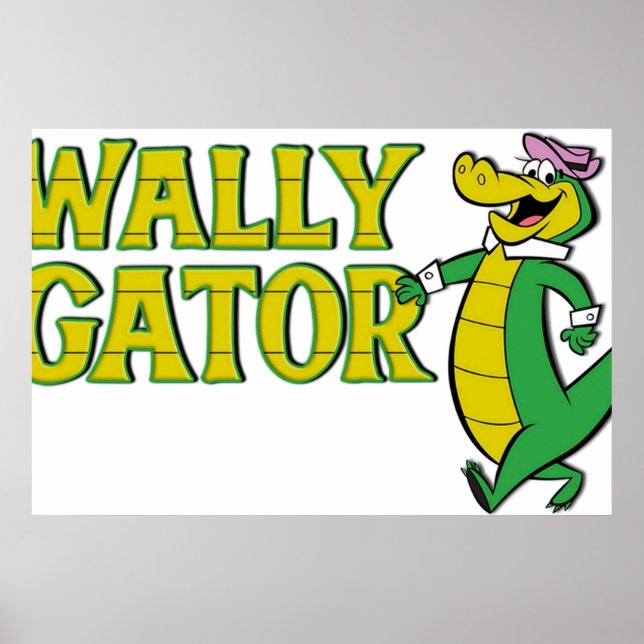 Wally Gator Logo Style Poster (Front)