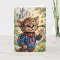 Wally the Werewolf Worth It Card — MeekDuke Books