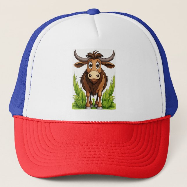 Wally the Wildebeest Trucker Hat (Front)