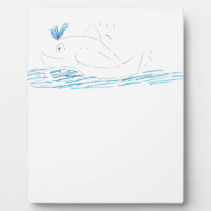 Wally Whale Photo Plaque