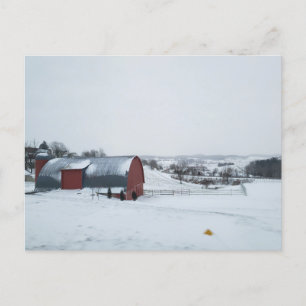 Walnut Creek, Ohio in Winter Postcard