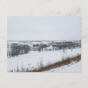 Walnut Creek, Ohio in Winter Postcard