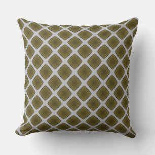 Walnut Square Color on Screen Pattern Design Cushion