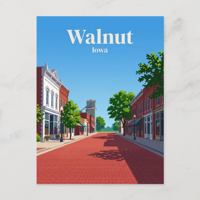 Walnut USA Postcard (Front)