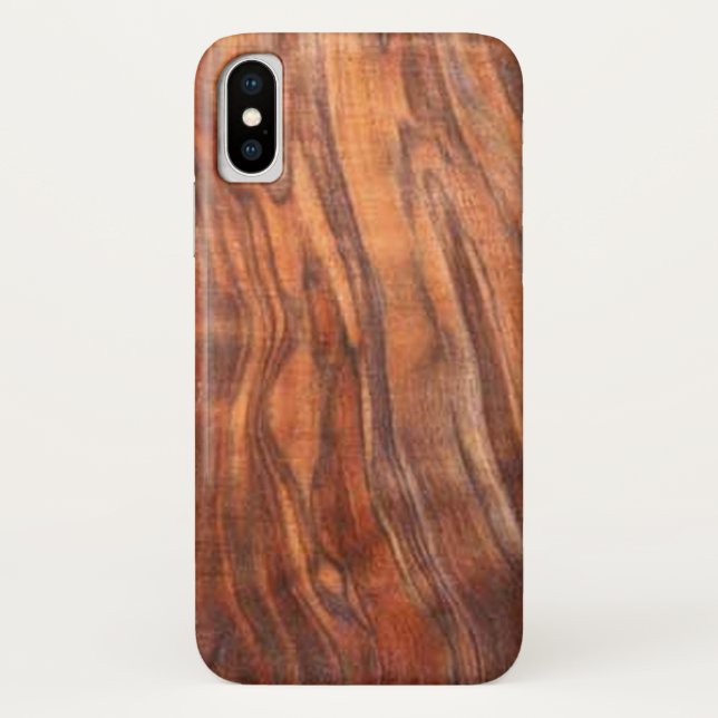 Walnut (Wood Grain) Case-Mate iPhone Case (Back)