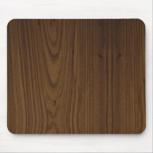 Walnut Wood Grain Mouse Pad