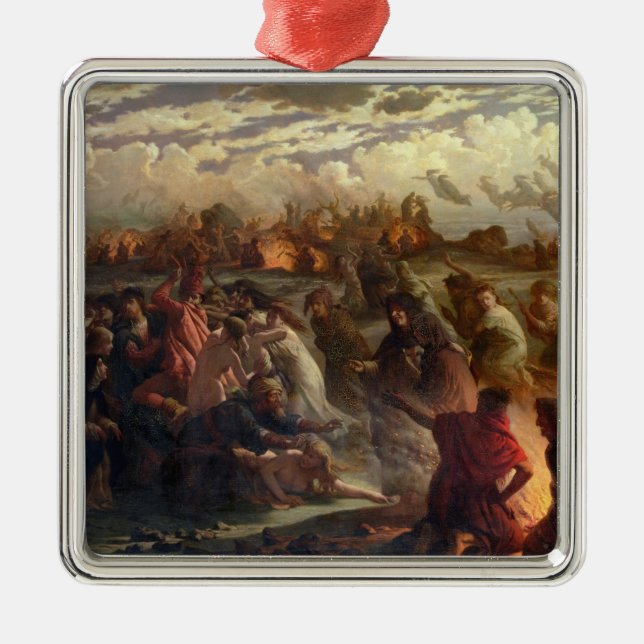 Walpurghis Night, 1862 Metal Tree Decoration (Front)