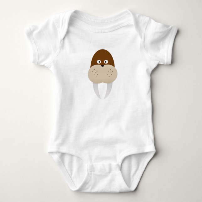 Walrus Baby Bodysuit (Front)