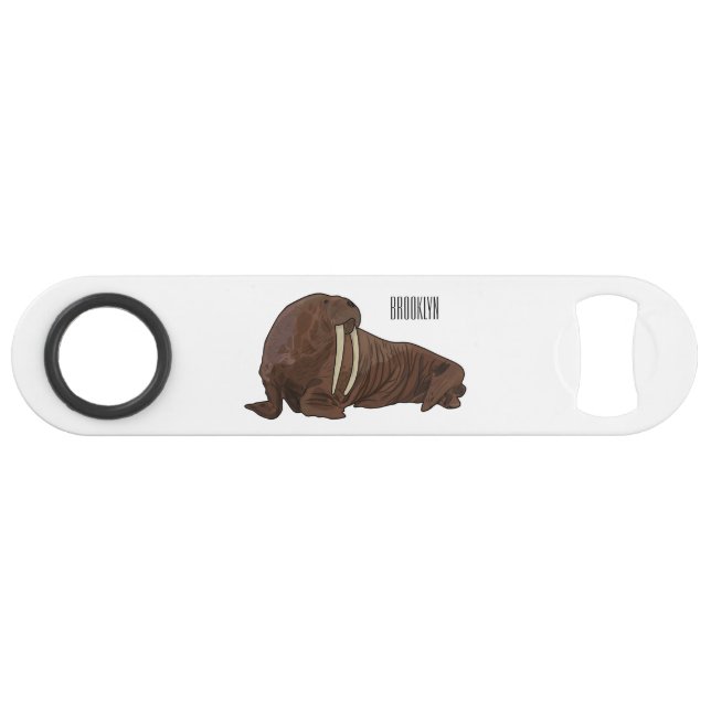 Walrus cartoon illustration (Front (Horizontal))