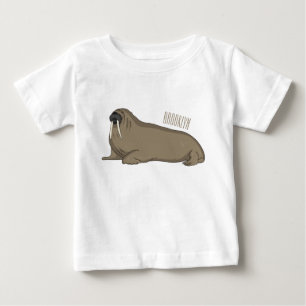 Walrus cartoon illustration baby T-Shirt