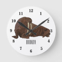 Walrus cartoon illustration