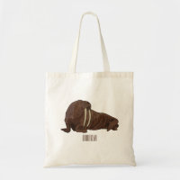Walrus cartoon illustration