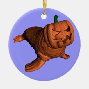 Walrus Ceramic Tree Decoration