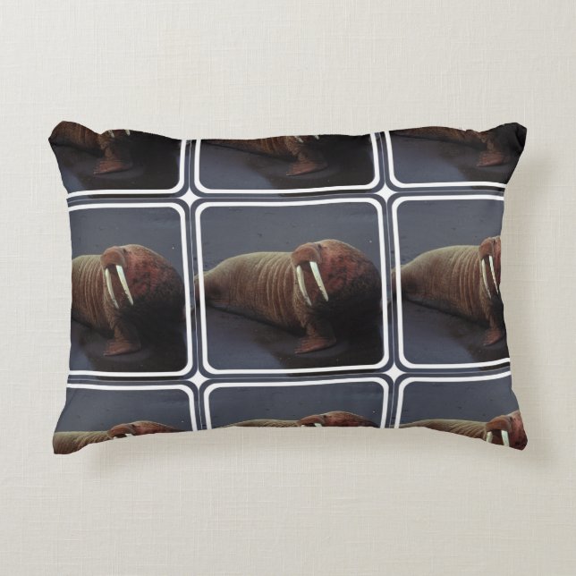 Walrus Decorative Cushion (Front)