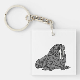 Walrus Key Ring