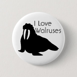 Walrus Love Button