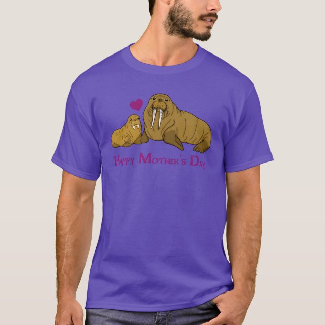 Walrus Mother s Day vintage T-Shirt (Front)