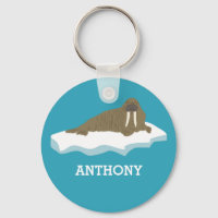 Walrus on an Iceberg Illustration Personalised