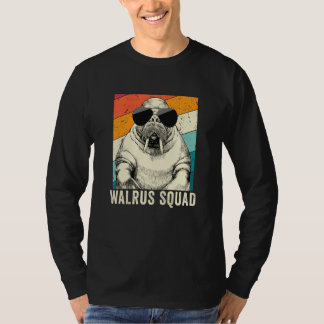 Walrus Squad Crew Sunglasses Sea Animal T-Shirt