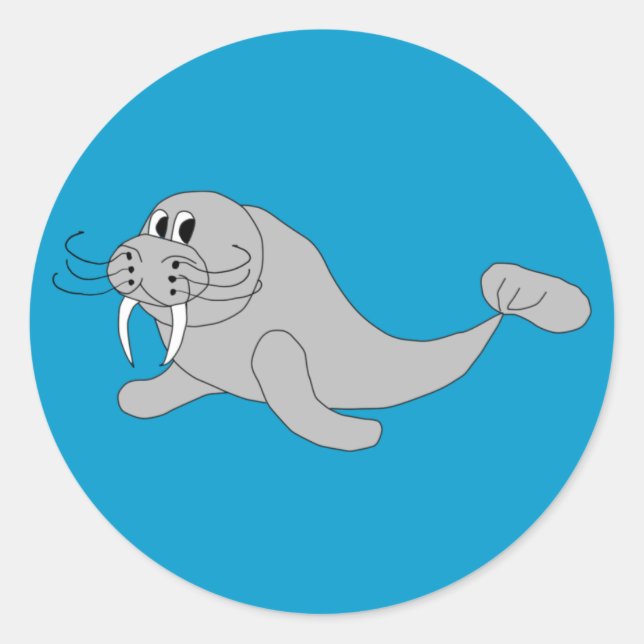 Walrus Sticker (Front)