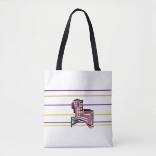 Walrus summer joy tote bag