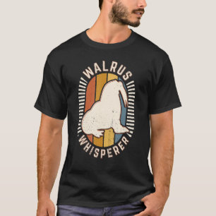 Walrus Whisperer Vintage Classic Retro Animal Love T-Shirt