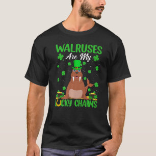 Walruses Are My Lucky Charms Walrus St Patrick S D T-Shirt