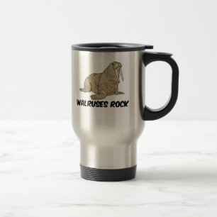 Walruses Rock Travel Mug