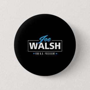 Walsh 2020 For President Defeat Trump 6 Cm Round Badge