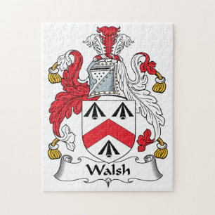 Walsh Family Crest Jigsaw Puzzle