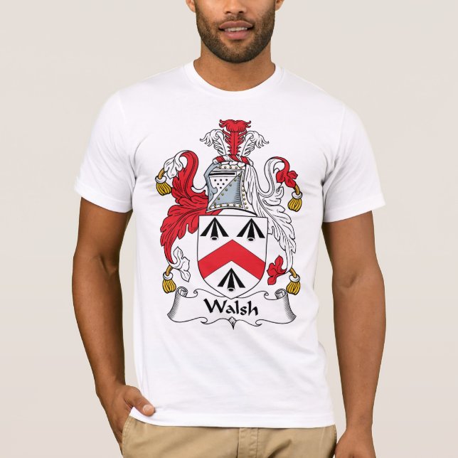 Walsh Family Crest T-Shirt (Front)