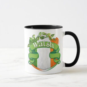 Walsh Irish Shield Mug