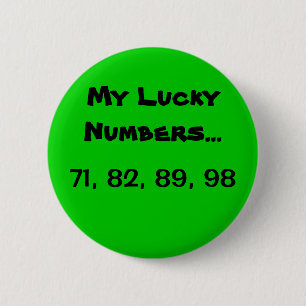 Walt Disney World Lucky Numbers Button