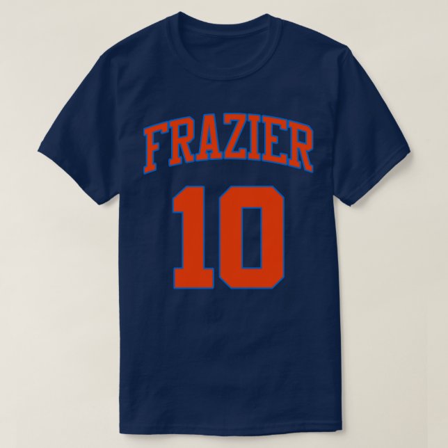 Walt Frazier Jersey White T-Shirt (Design Front)