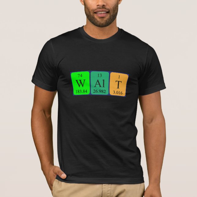 Walt periodic table name shirt (Front)