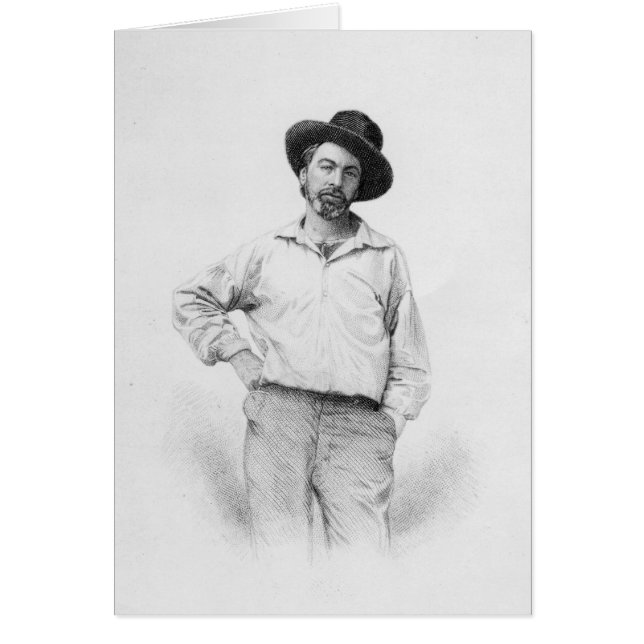 Walt Whitman, frontispiece to 'Leaves of (Front)
