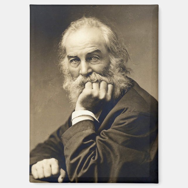 Walt Whitman portrait (1869) Magnet (Front)