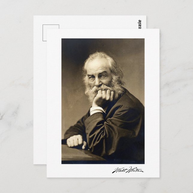 Walt Whitman portrait (1869) Postcard (Front/Back)