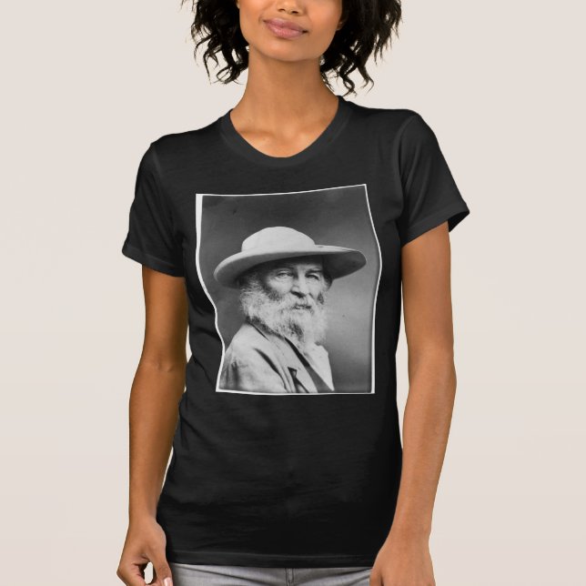 Walt Whitman Portrait a.k.a. The Quaker Photo T-Shirt (Front)