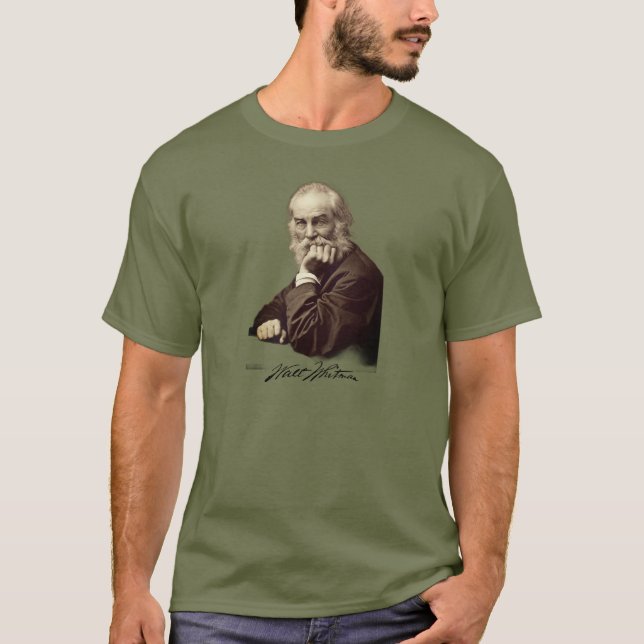 Walt Whitman portrait T-Shirt (Front)