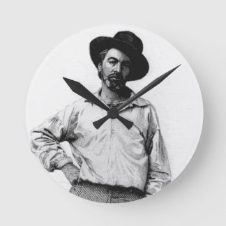 Walt Whitman Round Clock